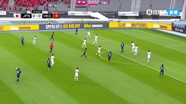 日本开场4分钟破门！杰梅恩-良破门，日本1-0领跑  中国香港！