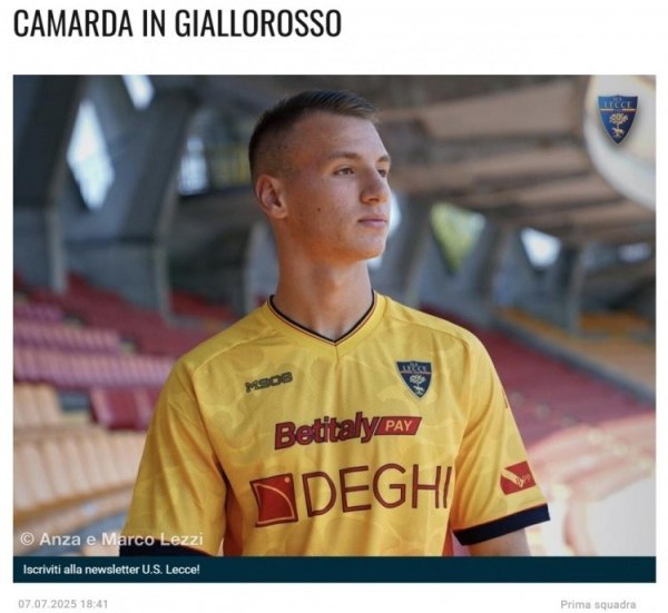 卡马达:我生于米兰但现在专注于莱切 对米兰得分 永远不会庆祝 卡马达:我生于米兰但现在专注于莱切 对米兰得分 永远不会庆祝